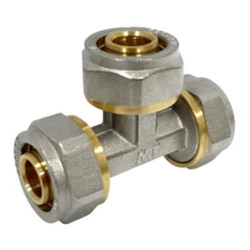 ENLACE COMPRESION T MULTICAPA DN16