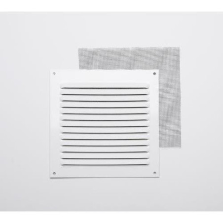 REJILLA S/B 0,8 C/MOSQ. LACADO BLANCO 15X15 002783