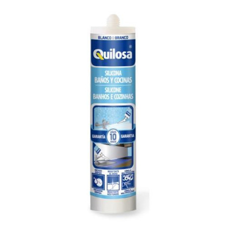 SILICONA ORBASIL BAÑO 300 ML. BLANCA 43737