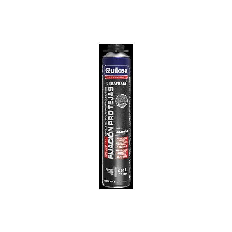 ESPUMA ORBAFOAM FIJACION TEJAS ROJO PISTOLA 650ML.