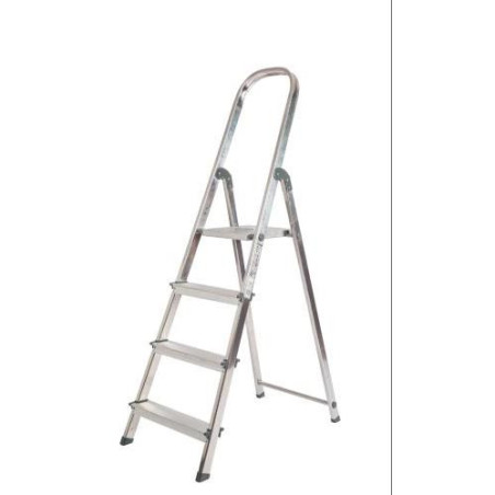 ESCALERA ALUMINIO UNICA 4 PELDAÑOS