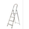 ESCALERA ALUMINIO UNICA 4 PELDAÑOS