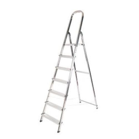ESCALERA ALUMINIO UNICA 7 PELDAÑOS