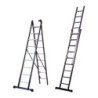 ESCALERA AL. INDUSTRIAL 2 TRAMOS DE 9 PELDAÑOS