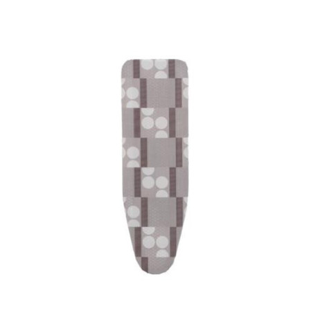 FUNDA PLANCHA MULETON LOGOS GRIS 125X44