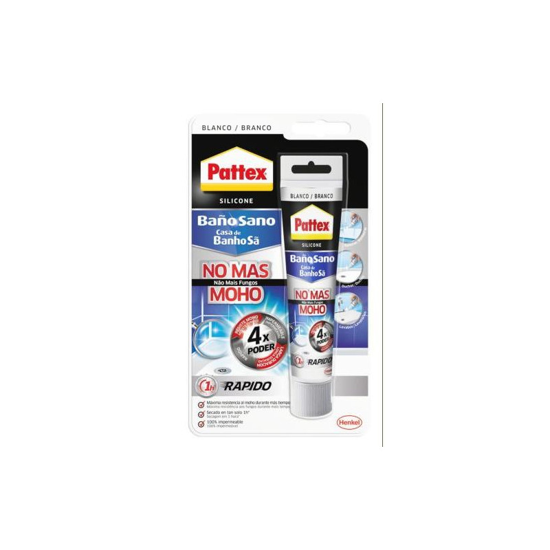 PATTEX NO MAS MOHO TUBO 50 ML. BLANCO 1994649 PATTEX NO MAS MOHO TUBO 50 ML. BLANCO 1994649