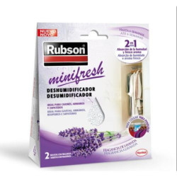 DESHUMIDIFICADOR PERCHA MINIFRESH LAVANDA 2X50 GR.