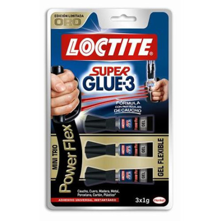 LOCTITE POWERFLEX 1 GR. MINITRIO BLISTER-3