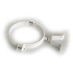 ABRAZADERA REGULABLE 125 MM. ALUMINIO BLANCO