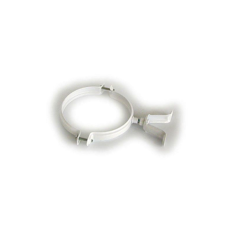 ABRAZADERA REGULABLE 125 MM. ALUMINIO BLANCO