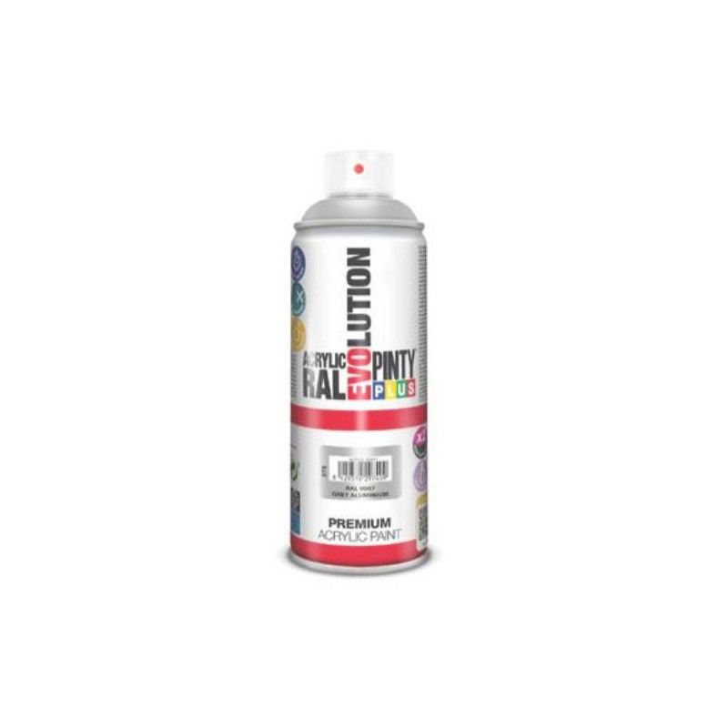 PINTURA SPRAY ACRILICA 520 GRIS ALUMINIO  RAL9007 PINTURA SPRAY ACRILICA 520 GRIS ALUMINIO  RAL9007