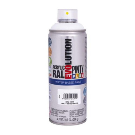 PINTYPLUS EVOLUTION 520CC MATT PURE WHITE RAL9010