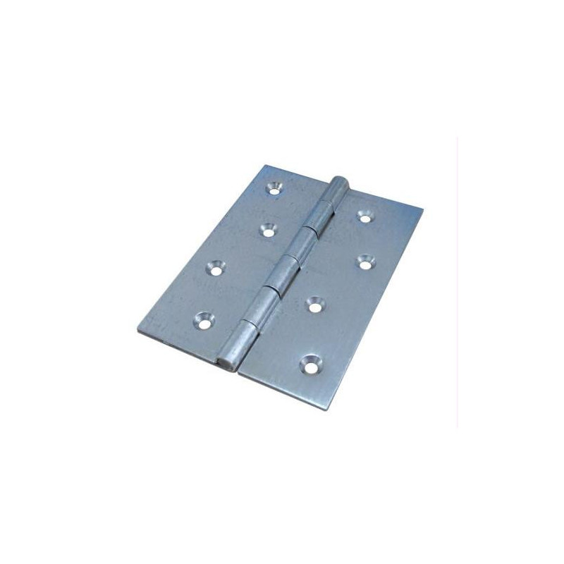 BISAGRA DOBLE HOJA GALVAN. SIN REMATE 60X40 MM. BISAGRA DOBLE HOJA GALVAN. SIN REMATE 60X40 MM.