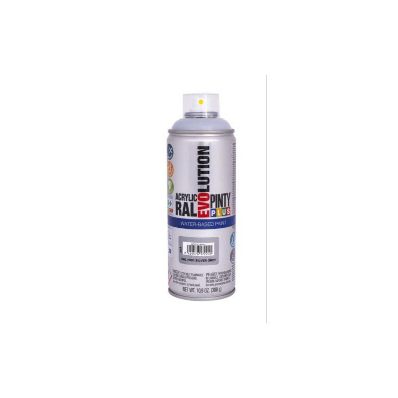 PINTYPLUS EVOLUTION 520CC SILVER GREY RAL7001 PINTYPLUS EVOLUTION 520CC SILVER GREY RAL7001