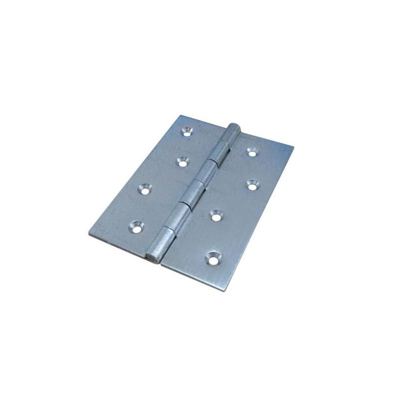 BISAGRA DOBLE HOJA GALVAN. SIN REMATE 90X60 MM. BISAGRA DOBLE HOJA GALVAN. SIN REMATE 90X60 MM.