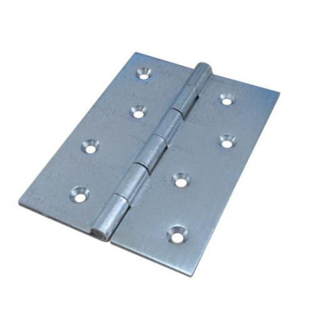 BISAGRA DOBLE HOJA GALVAN. SIN REMATE 90X60 MM. BISAGRA DOBLE HOJA GALVAN. SIN REMATE 90X60 MM.