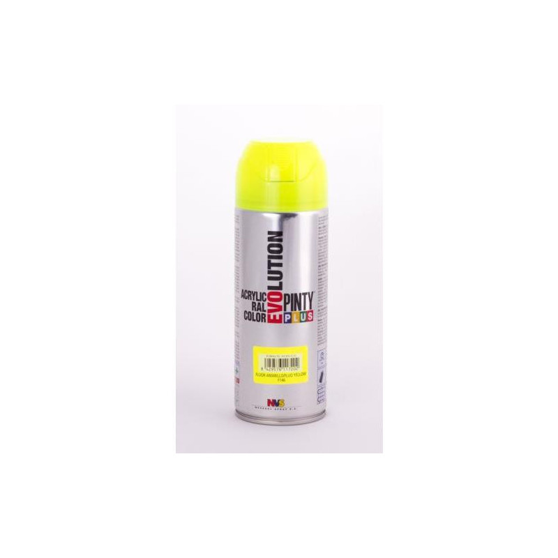 PINTURA SPRAY PINTY PLUS AMARILLO FLUOR.F146 520ML PINTURA SPRAY PINTY PLUS AMARILLO FLUOR.F146 520ML