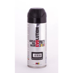 PINTURA SPRAY PINTY PLUS NEGRO MATE RAL 9005 520ML
