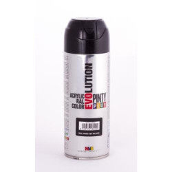 PINTURA SPRAY PINTY PLUS NEGRO BRILL.RAL9005 520ML
