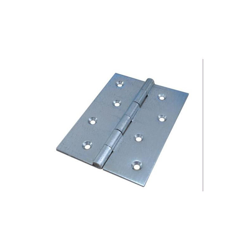 BISAGRA DOBLE HOJA GALVAN. SIN REMATE 120X90 MM. BISAGRA DOBLE HOJA GALVAN. SIN REMATE 120X90 MM.