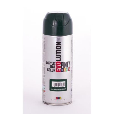 PINTURA SPRAY PINTY PLUS VERDE BRILL.RAL6005 520ML