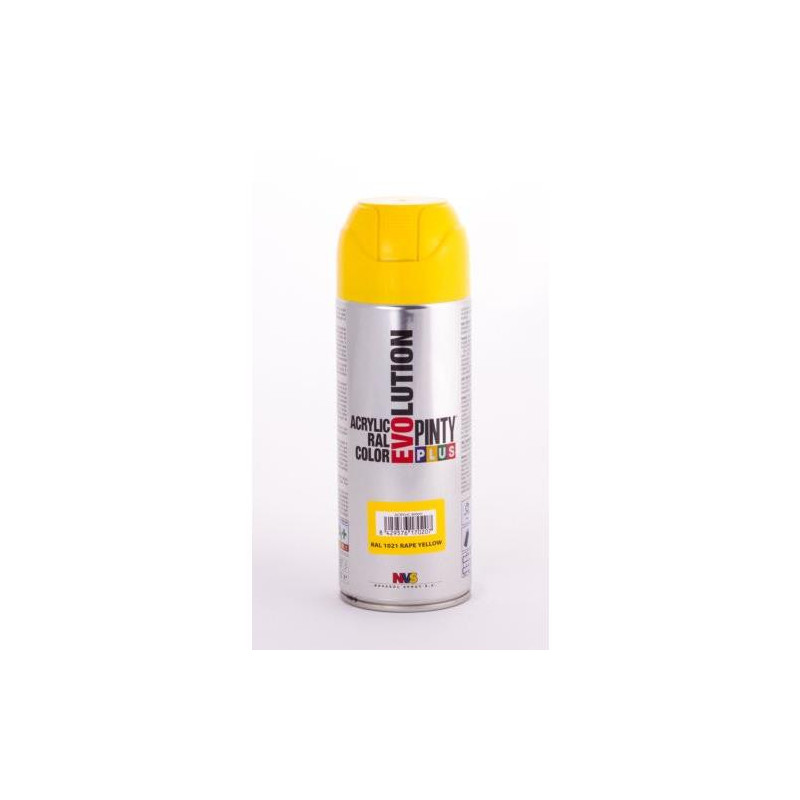 PINTURA SPRAY PINTY PLUS AMA. BRILL.RAL 1021 520ML PINTURA SPRAY PINTY PLUS AMA. BRILL.RAL 1021 520ML