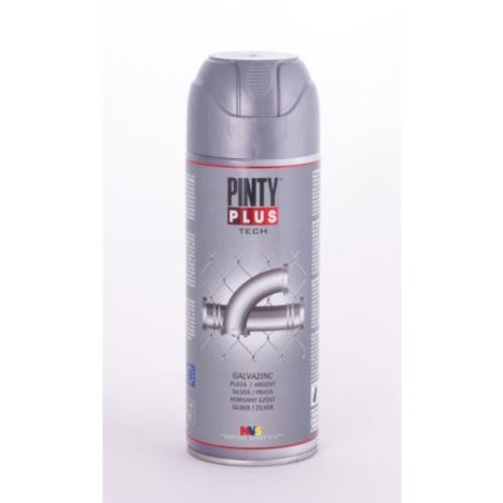 GALVANIZADO SPRAY PINTY PLUS TECH PLATA 520ML. 738