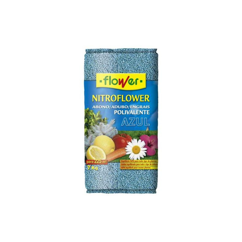 ABONO POLIVALENTE AZUL 7 KG.NITROFLOWER 10598