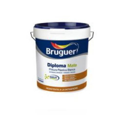 PINTURA BRUGUER PLAST. EXTE. DIPLOMA BCO.MATE 15L