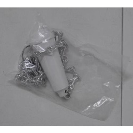 TIRADOR WC RECTO PLASTICO CON CADENA TANQUE ALTO