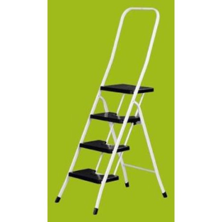 ESCALERA BARAN. ALTA HOMOL. TUBO BCO.4-PELDAÑOS