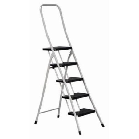 ESCALERA BARAN. ALTA HOMOL. TUBO BCO.5-PELDAÑOS
