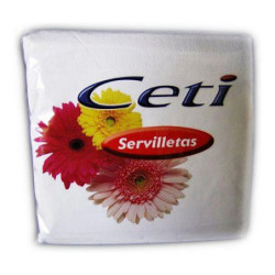 SERVILLETAS 2 CAPAS 30X30 BLANCAS