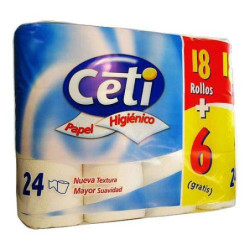 ROLLO PAPEL HIGIENICO CELULOSA (PACK-24)