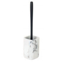 SET ESCOBILLERO WC ZENSE MARMOL BLANCO 11682