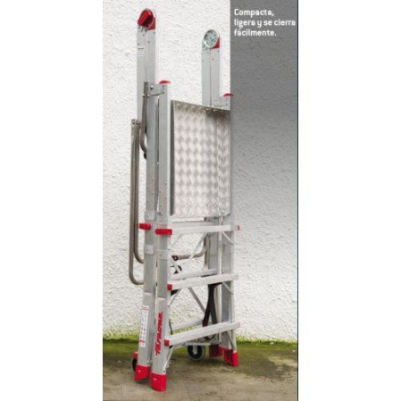 ESCALERA CON PLATAFORMA 5 PELDAÑOS PLS5