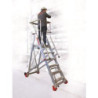 ESCALERA CON PLATAFORMA Y RUEDAS 340 CM. 400/SMT