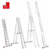 ESCALERA MULTIUSO DE TRES TRAMOS CON 15 PELDAÑOS
