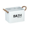 CESTA DE BAÑO CON COMPARTIMENTOS GARA BLANCO 23700