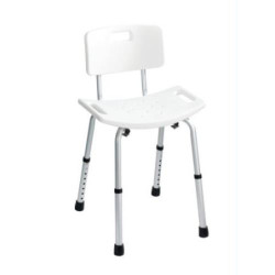 TABURETE CON RESPALDO CON PATAS TELESCOPICAS