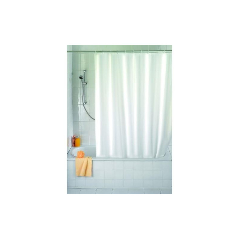 CORTINA BAÑO BLANCO PEVA 180X200 19104