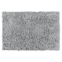 ALFOMBRA DE BAÑO CHENILLE, GRIS CLARO 23105