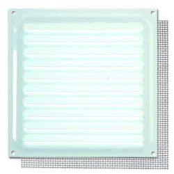REJILLA CON MOSQUITERA 20X20 CM. BLANCO B73045D