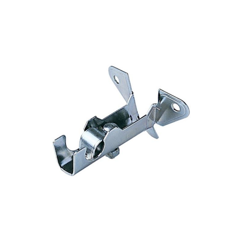 SOPORTE NUMERO 1 FRENTE CROMO 12 MM.