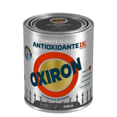 OXIRON AL AGUA FORJA GRIS ACERO LISO 750ML