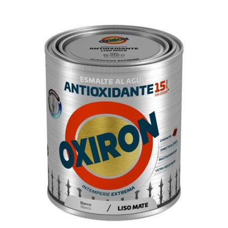 OXIRON AL AGUA FORJA BLANCO MATE LISO 750ML.