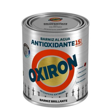 OXIRON AL AGUA BARNIZ ANTIOXIDO BRILLO 750ML.