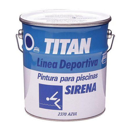 PINTURA PISCINAS SIRENA AL AGUA AZUL 4 L.