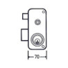 CERRADURA SOBREPONER 2556 BPR 70 DCHA. MCM
