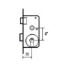 CERRADURA EMBUTIR 1501-2P 45 MCM